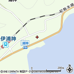 和歌山県東牟婁郡那智勝浦町浦神143周辺の地図