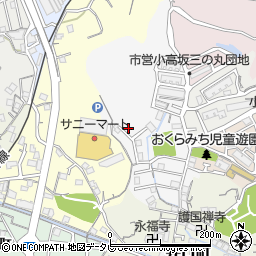 高知県高知市平和町84-34周辺の地図