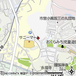 高知県高知市平和町84-31周辺の地図