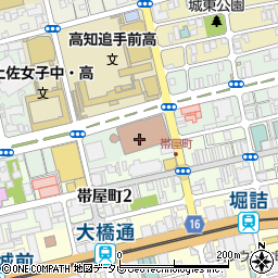 高知みらい科学館周辺の地図