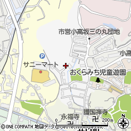 高知県高知市平和町84-16周辺の地図