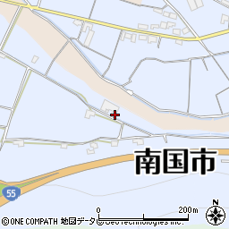 高知県南国市伊達野7周辺の地図