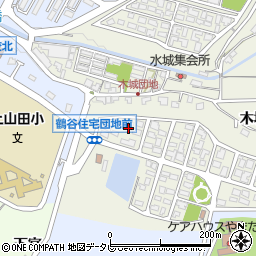 福岡県嘉麻市木城528-9周辺の地図