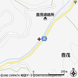 愛媛県大洲市豊茂536周辺の地図