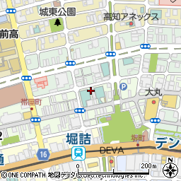 居酒屋 まるた商店 高知店周辺の地図