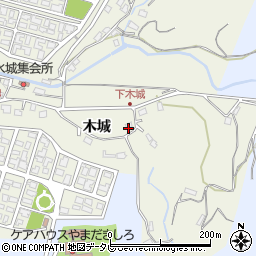 福岡県嘉麻市木城612-1周辺の地図