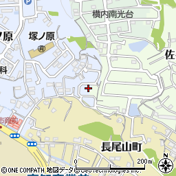 高知県高知市塚ノ原168周辺の地図