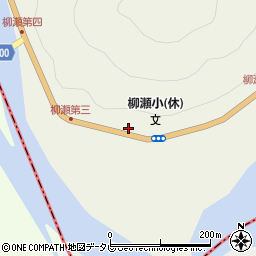 柳瀬郵便局周辺の地図