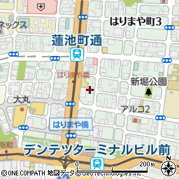 高知信用金庫本店営業部周辺の地図