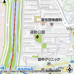 運動公園周辺の地図