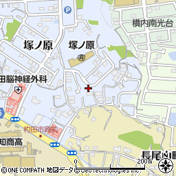 高知県高知市塚ノ原150-8周辺の地図