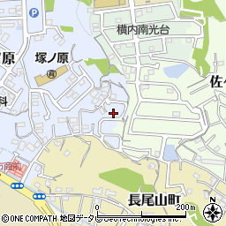 高知県高知市塚ノ原171周辺の地図