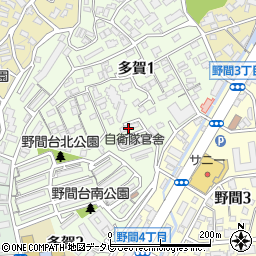 〒815-0072 福岡県福岡市南区多賀の地図