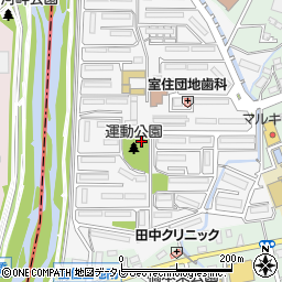 室住団地周辺の地図