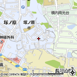 高知県高知市塚ノ原180周辺の地図