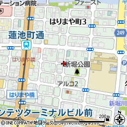 高知県高知市はりまや町周辺の地図