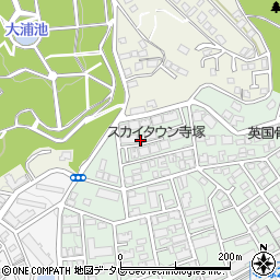 スカイタウン寺塚２７棟周辺の地図