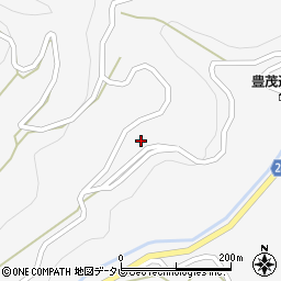 愛媛県大洲市豊茂581周辺の地図