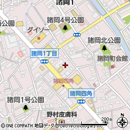 諸岡コンタクト周辺の地図