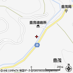愛媛県大洲市豊茂537周辺の地図
