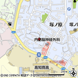 高知県高知市塚ノ原49周辺の地図