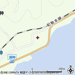和歌山県東牟婁郡那智勝浦町浦神100周辺の地図