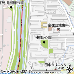 福岡県福岡市早良区室住団地52周辺の地図