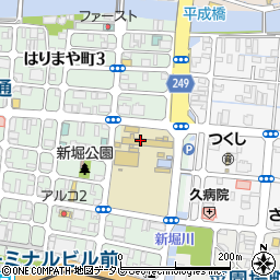 高知市立はりまや橋小学校　放課後児童クラブ周辺の地図