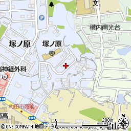 高知県高知市塚ノ原150-22周辺の地図