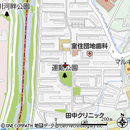 福岡県福岡市早良区室住団地51-1周辺の地図