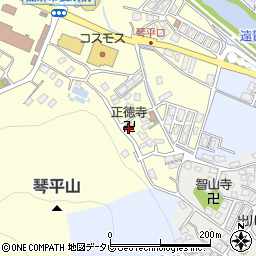 正徳寺周辺の地図
