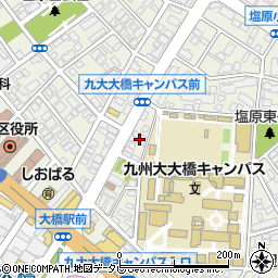 世界真光文明教団福岡道場周辺の地図
