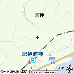 和歌山県東牟婁郡那智勝浦町浦神272周辺の地図