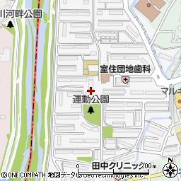 福岡県福岡市早良区室住団地48-2周辺の地図