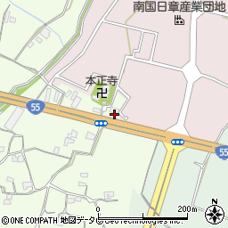高知県南国市田村甲周辺の地図