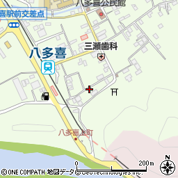 愛媛県大洲市八多喜町甲-122周辺の地図