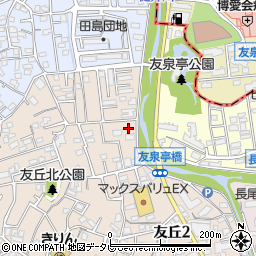 ローレル友泉亭周辺の地図