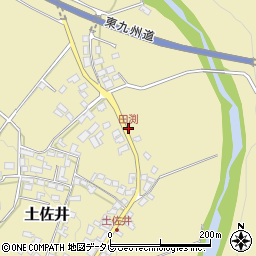 田渕周辺の地図