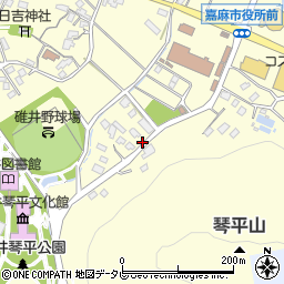 福岡県嘉麻市上臼井497周辺の地図