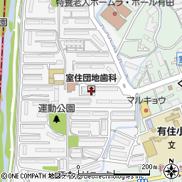 福岡県福岡市早良区室住団地5-1周辺の地図