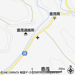 愛媛県大洲市豊茂230周辺の地図