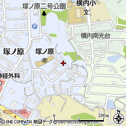 高知県高知市塚ノ原195周辺の地図