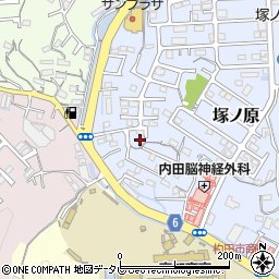 高知県高知市塚ノ原107周辺の地図