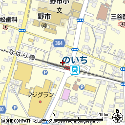 八剣伝 野市駅前店周辺の地図