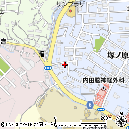 高知県高知市塚ノ原106周辺の地図