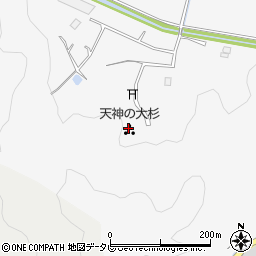 天神の大杉周辺の地図