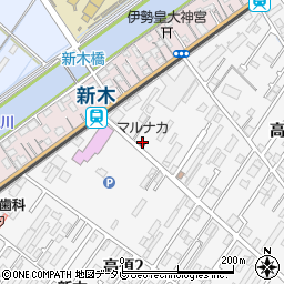 マルナカ高須店周辺の地図