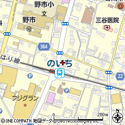 四国銀行野市支店周辺の地図