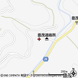 愛媛県大洲市豊茂528周辺の地図