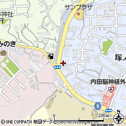 高知県高知市塚ノ原80-1周辺の地図